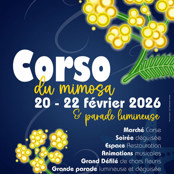Corso du Mimosa à Cavalaire-sur-Mer