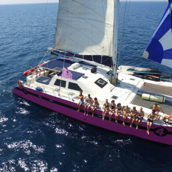 Journée en catamaran à Cap Taillat